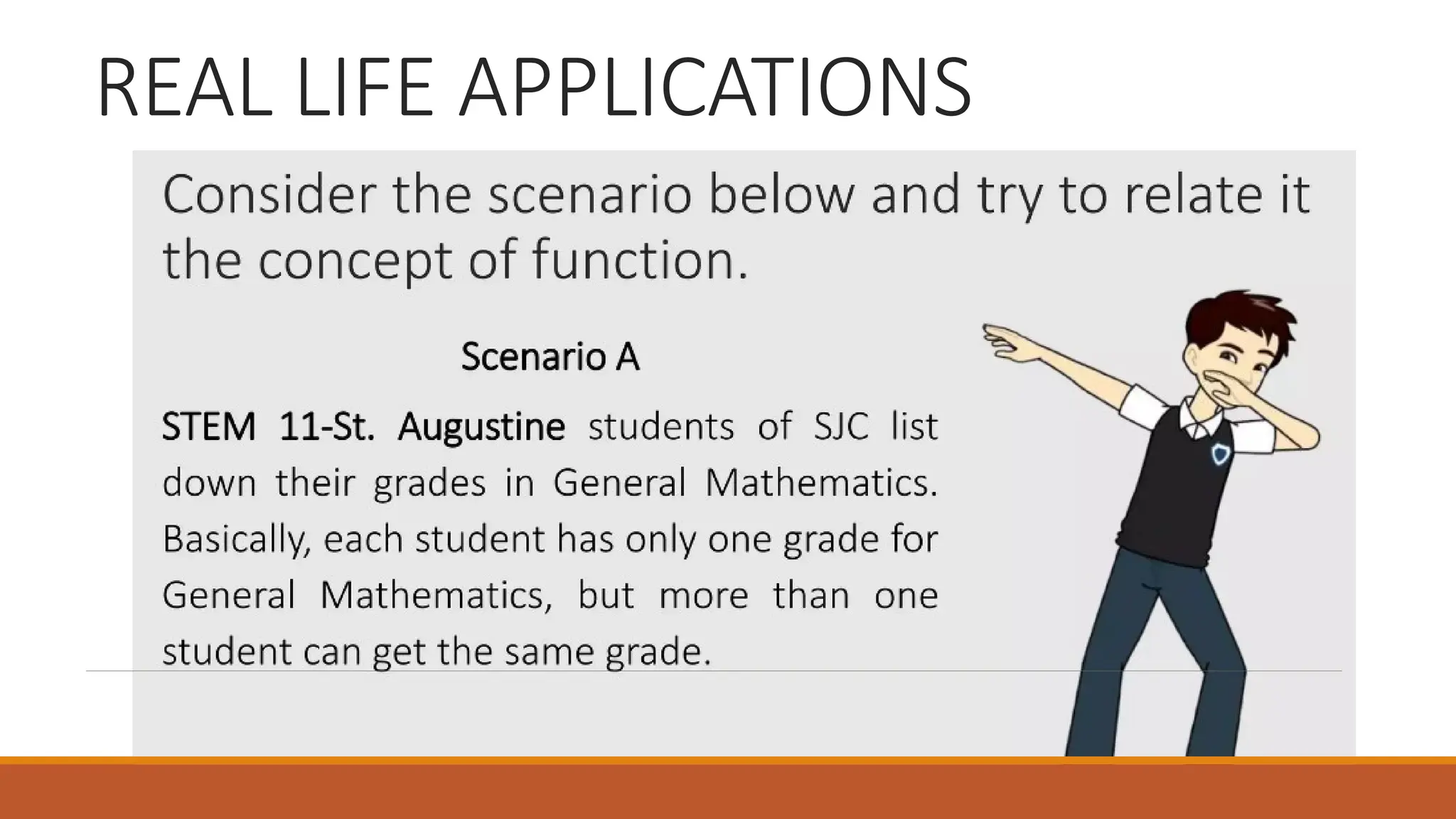 REAL LIFE APPLICATIONS
 