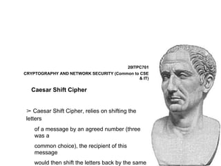 1.1 Introduction about Cryptography and network security | DOCX