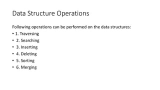 introduction of Data structure with example | PDF