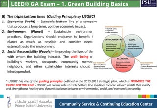 LEED GA - Green Building Basics for students | PPTX