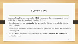 Operating System Introduction for university | PPTX