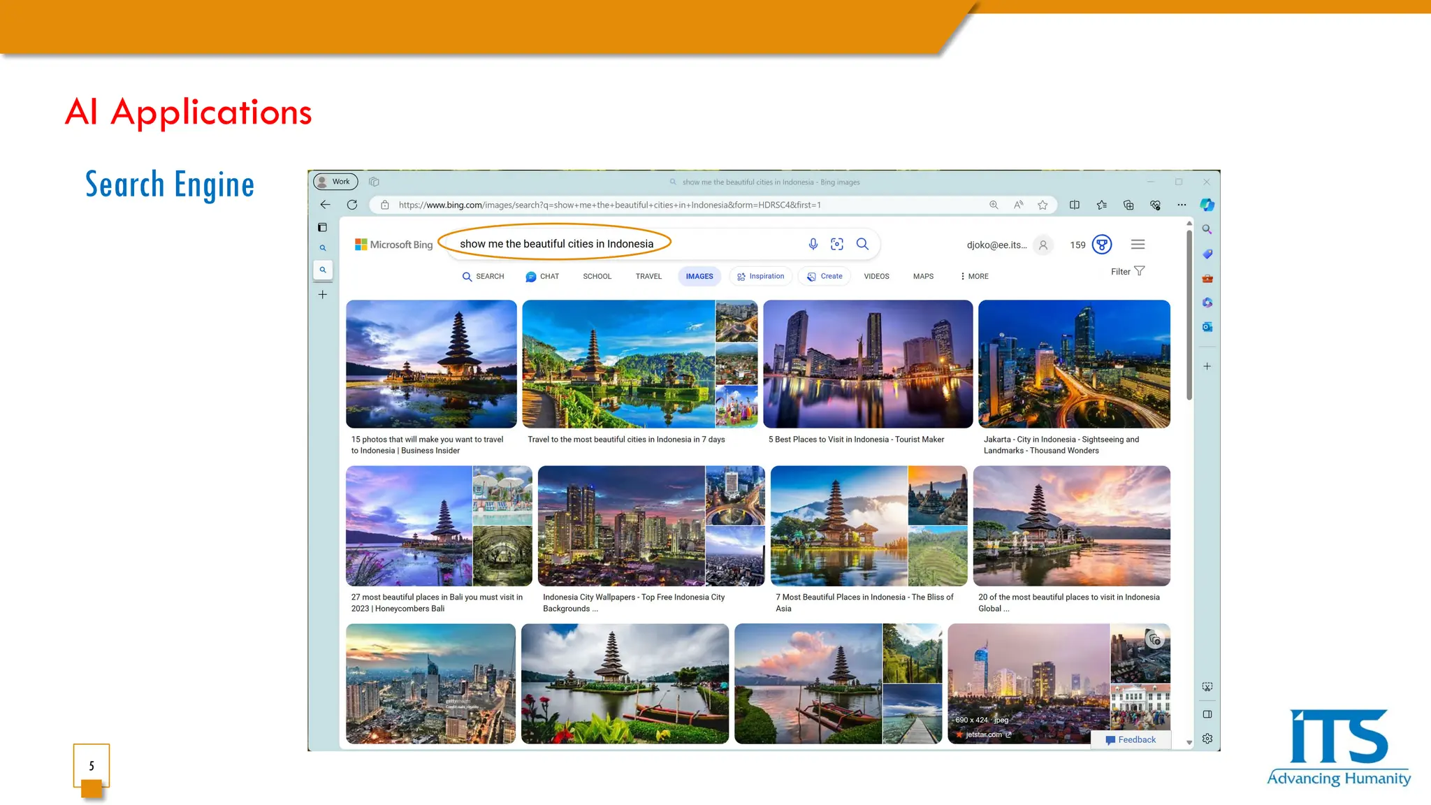 5
AI Applications
Search Engine
 