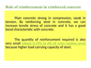 1.0 BASIC OF RCC DESIGN OF STRUCTURE WITH PHOTOS | PPTX