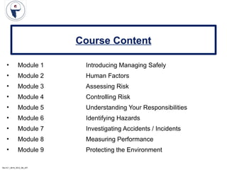 1.pptx Awareness course managing. safety | PPTX