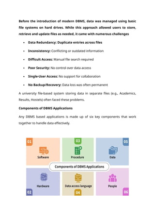 Update Dbms 1. History of Data Base Management System.docx