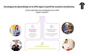 Estrategias de Aprendizaje en la UPN según el perfil de nuestros estudiantes.
 
