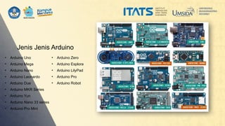 Jenis Rduino 1. Materi Pembelajaran Pengantar Mikrokontroller.pptx