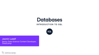 1. Associate Data Analyst in SQL in data camp | PDF