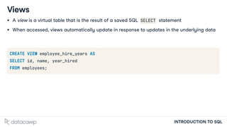 1. Associate Data Analyst in SQL in data camp | PDF