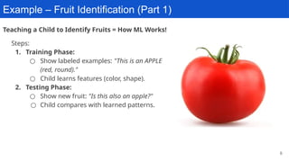 1.1. Machine Learning - Fundamentals and types | PPTX