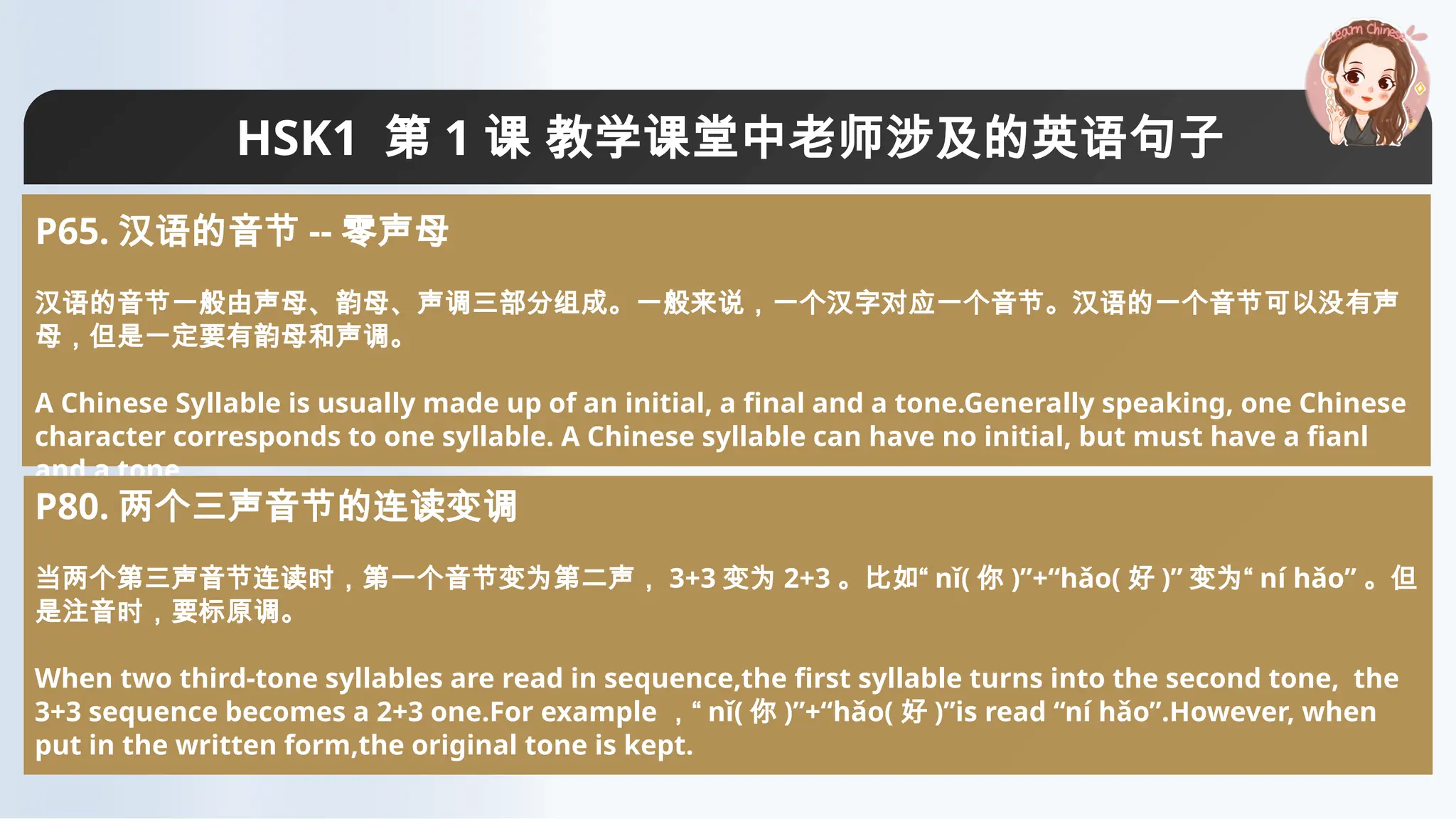 ppt hsk chuẩn quyển 1 đầy đủ chi tiết cả trung lẫn việt | PPTX