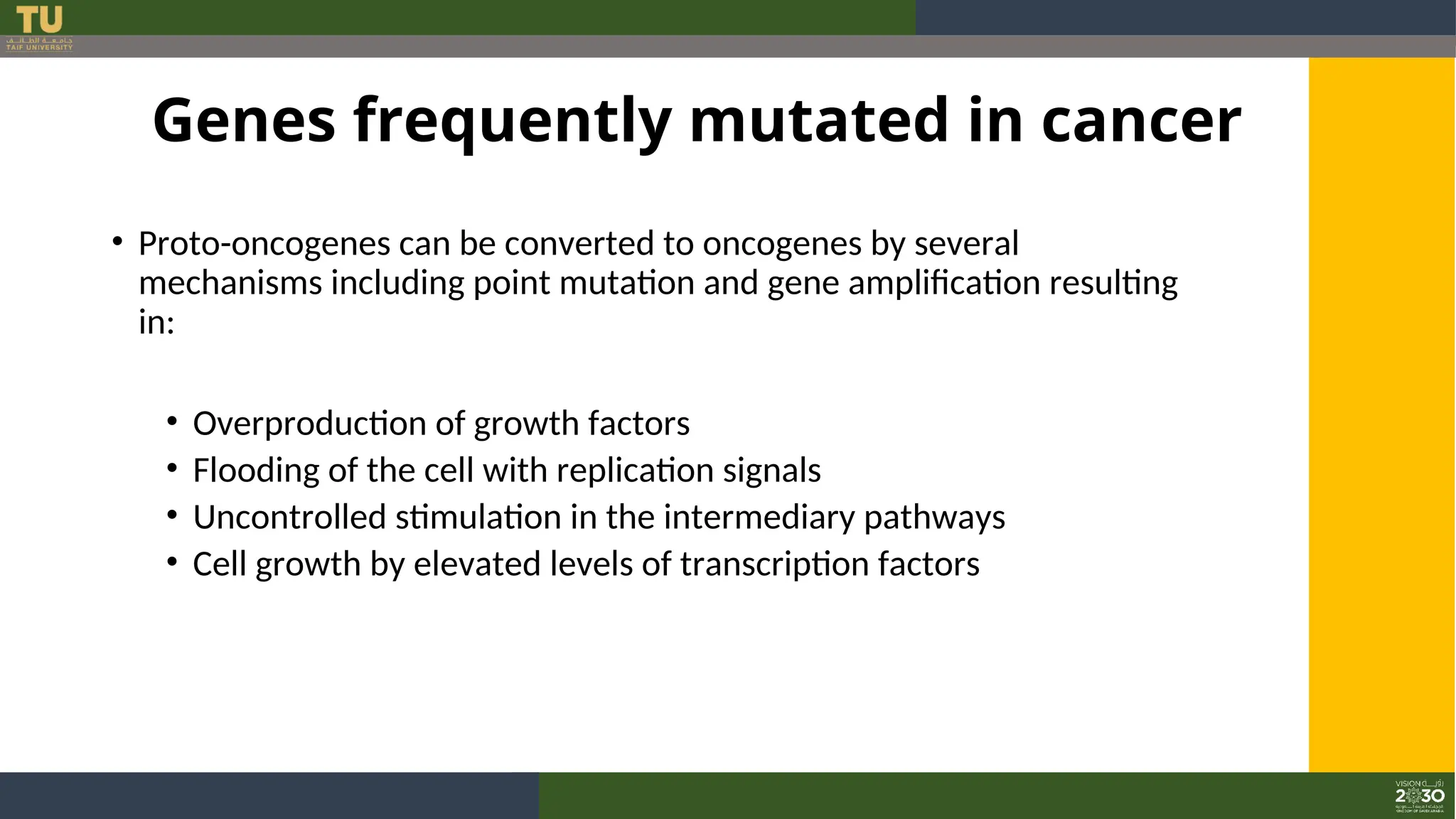 1. Molecular basis of cancer amal.ppt... | PPT