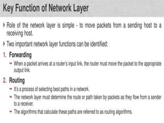The Network Layer Introduction - Computer Networks | PDF