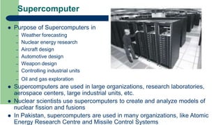 Introduction For Supercomputer Introduction to computers applications.pdf
