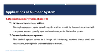 1.DE-U1-Number System.pptx-DIGITAL ELECTRONICS | PPTX