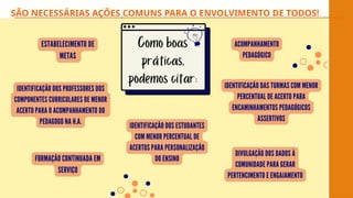 SÃO NECESSÁRIAS AÇÕES COMUNS PARA O ENVOLVIMENTO DE TODOS!
 
