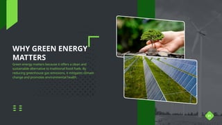 Smart Energy Solutions for a Greener Planet | PPTX