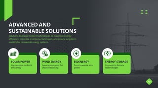 Smart Energy Solutions for a Greener Planet | PPTX