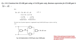 Logic gates are and gate, or gate, not gate and exor gate | PPTX