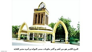 Sensitivity: Internal
‫للغاية‬ ‫محير‬ ‫أمره‬ ‫و‬ ‫البوابة‬ ‫مبنى‬ ‫مكونات‬ ‫أكبر‬ ‫و‬ ‫أهم‬ ‫من‬ ‫هو‬ ‫الكبير‬ ‫البرج‬
 