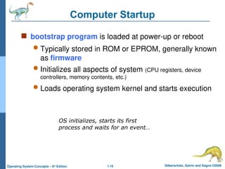 Operating Systems Introduction From Silberchatz | PPT