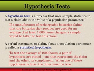 1. One Sample Test.pptx hypothesis and markup | PPT