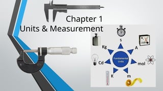Units & Measurement cbse class 11 physics powerpoint presentation | PPTX