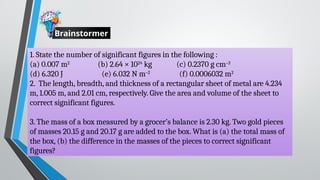 Units & Measurement cbse class 11 physics powerpoint presentation | PPTX