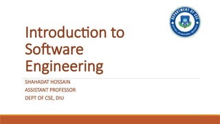 1. Introduction to Software Engineering.ppt