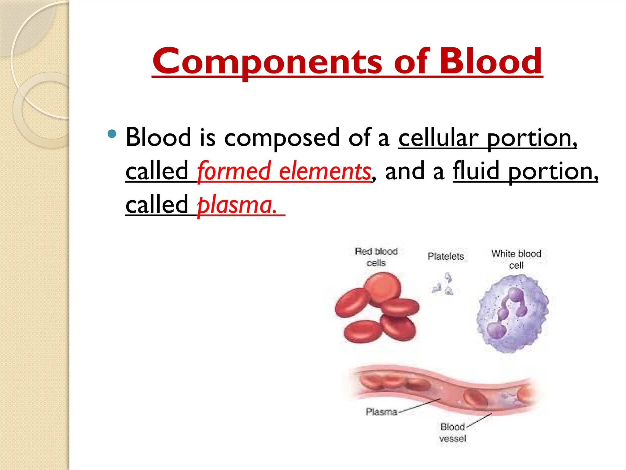 Blood Components Lab 1. Blood and its components.pptx anatomy | PPTX