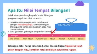 1.1. Bilangan Cacah 500.000-1.000.000untuk kelas 5 | PPTX