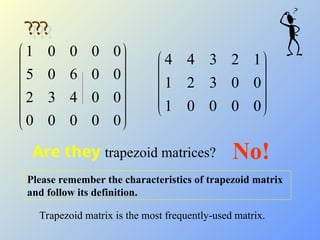 Geometry Description Matrix 1.Introduction to Matrix for University students | PPT