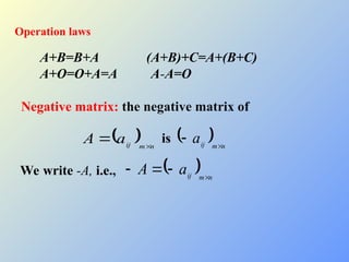 1.Introduction to Matrix for University students | PPT