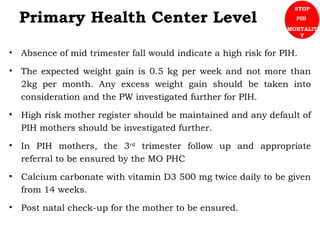 Pih Risk 1. PHC Guidelines for Management of Pre eclampsia.pptx