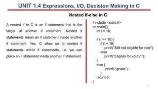C Programming Language for Beginners with algorithm | PPTX