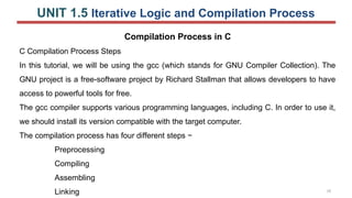 C Programming Language for Beginners with Operators and data types | PPTX