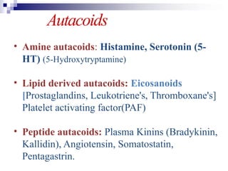 1. Autocids- Histamine & Antihistamines.pptx