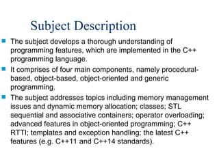 implemented in the C++ programming language | PPT