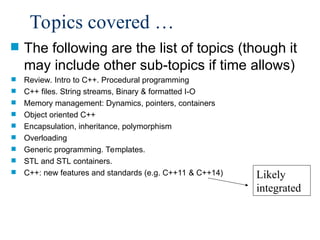 implemented in the C++ programming language | PPT