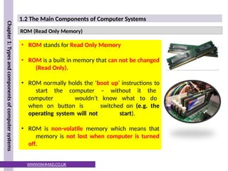 1.2 The main components of computer systems | PPTX