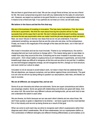 a16z Culture Document (signed by every new hire)