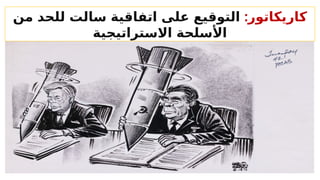 :‫كاريكاتور‬
‫من‬ ‫للحد‬ ‫سالت‬ ‫اتفاقية‬ ‫على‬ ‫التوقيع‬
‫االستراتيجية‬ ‫األسلحة‬
 