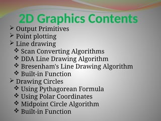 1. Computer Graphics Overview and revision.pptx