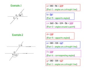 1. Angle Facts.ppt tells angle you abotu | PPT