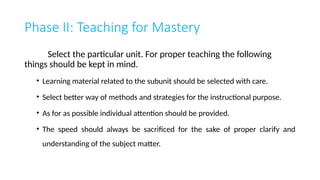1. Bloom's Mastery Learning Model by felshia pearl | PPTX