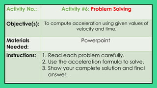 Lesson_1 Acceleration.pptx_Science 8-4th quarter | PPTX