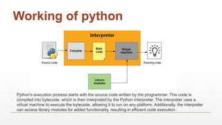 Basics of python programming for college students | PPTX