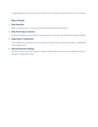 UNIT I - INTRODUCTION TO BUSINESS INTELLIGENCE | PDF