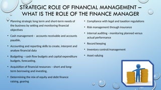 HSC Business Studies Finance Module: Role of Financial Management.pptx