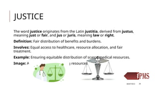 Justice In Bioethics Introduction to Bioethics and Its Principles | PPTX